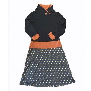 High collar A line dress by Miss Look size Medium